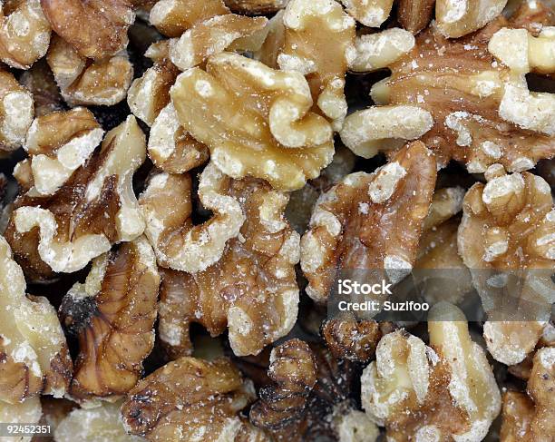 Walnuts Stock Photo - Download Image Now - Backgrounds, Brown, Close-up