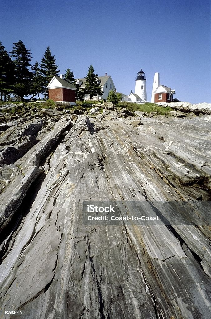 Faro de Pemaquid-Maine - Foto de stock de Aire libre libre de derechos