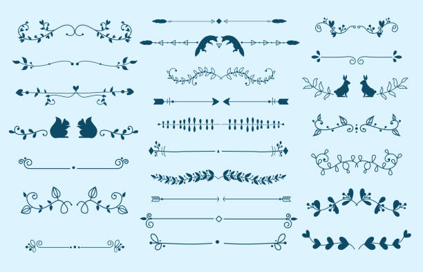 текст разделитель вектор гранж элемент текста сепараторы украшения большой выбор разнообразных редактируемых. разделители elenments перерывы - scroll shape ornate swirl striped stock illustrations