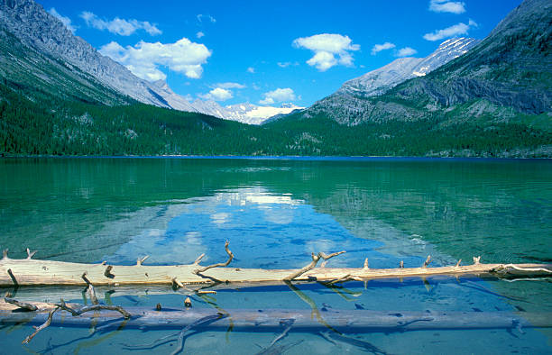 lakes and mountains_1 stock photo