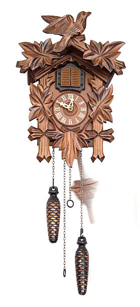 comme le temps passe - cuckoo clock clock german culture antique photos et images de collection