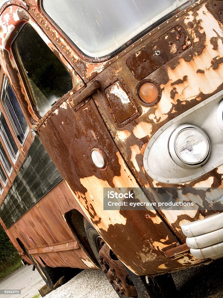 rusty bus zwei - Lizenzfrei Alt Stock-Foto