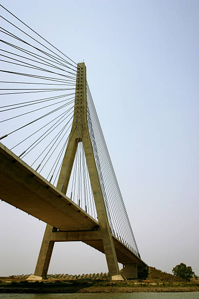 istock Bridge over river Guadiana between Portugal and Spain 92454259