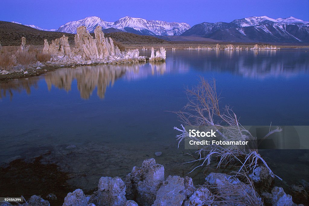 Mono Lake sunrise - Lizenzfrei Abenddämmerung Stock-Foto