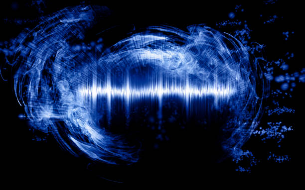istock Abstract soundwave with smoke shapes 924544808
