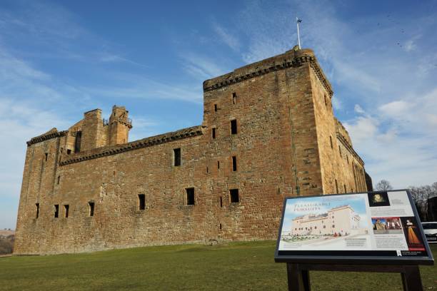 palazzo linlithgow - linlithgow palace foto e immagini stock