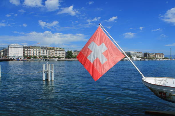 istock Geneva and Lake, Switzerland 924554664