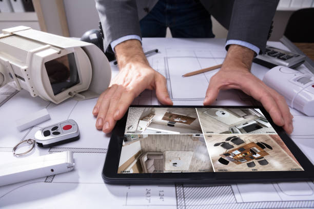 istock Person Watching Footage On Digital Tablet 924556004