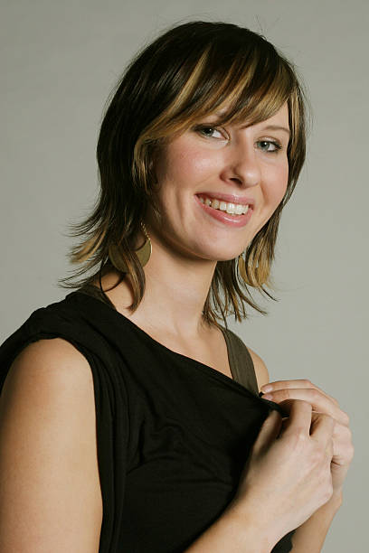 istock Head shot of smiling female 92455655
