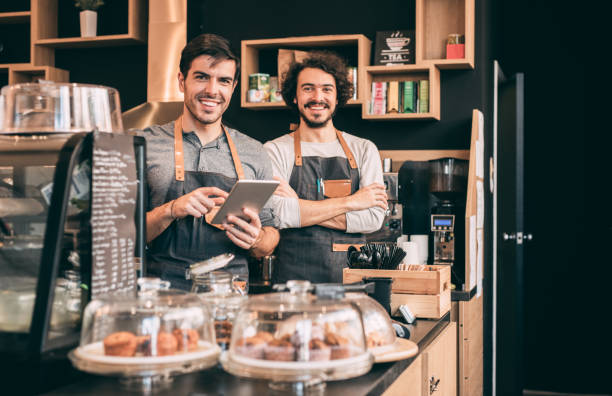 istock Baristas behind the bar counter 924558806