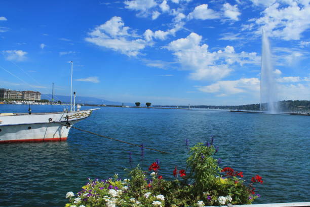 istock Geneva and Lake, Switzerland 924558884