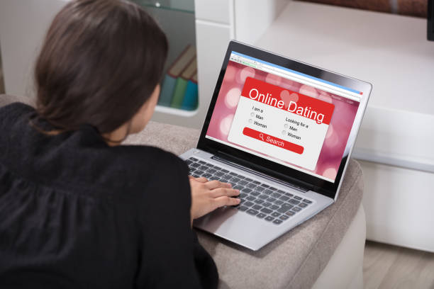 istock Woman Using Online Dating Application On Laptop 924559690