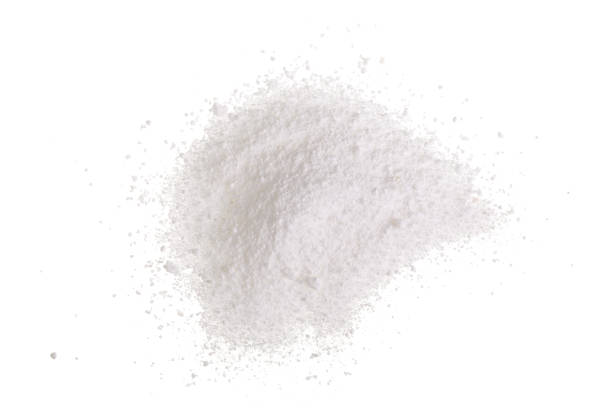 istock Washing powder isolated on white background. Top view. Flat lay 924562036