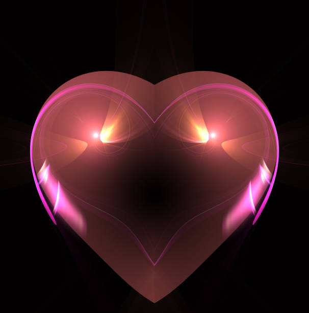 istock Burning and beating heart. Valentine's day background. Greeting card 924568906