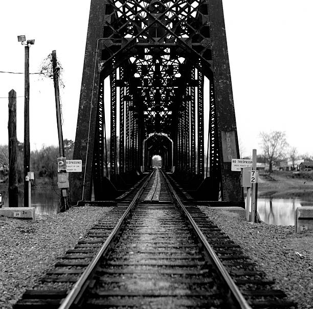 Railroad Bridge  tressle stock pictures, royalty-free photos & images