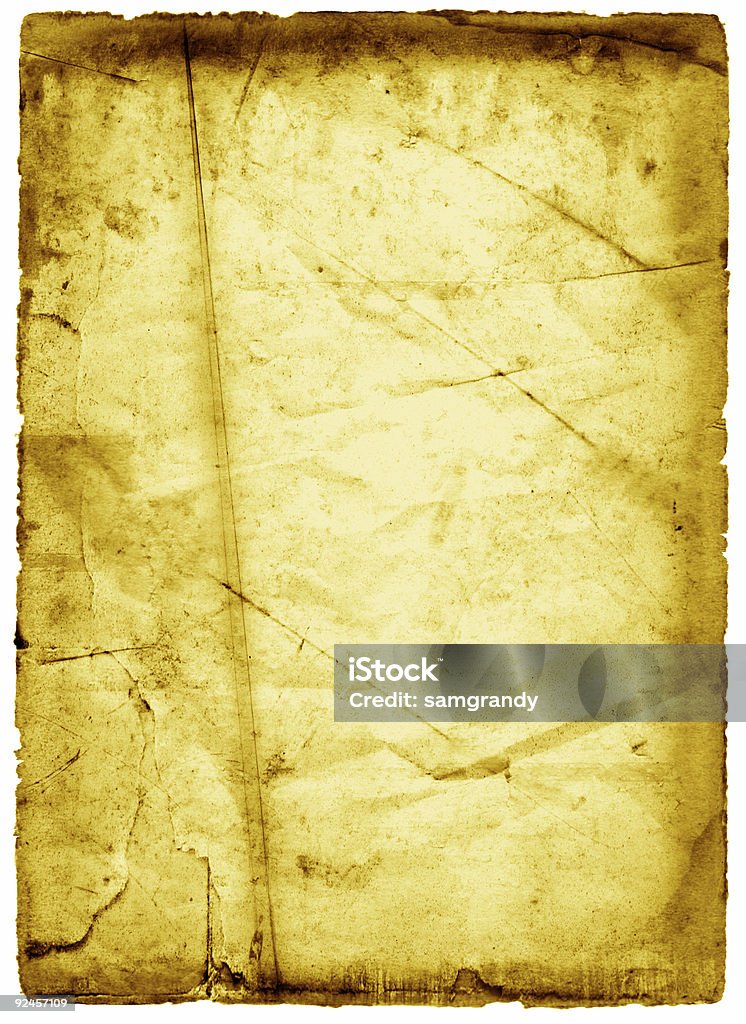 Grungy Paper (burnt)  Abstract Stock Photo