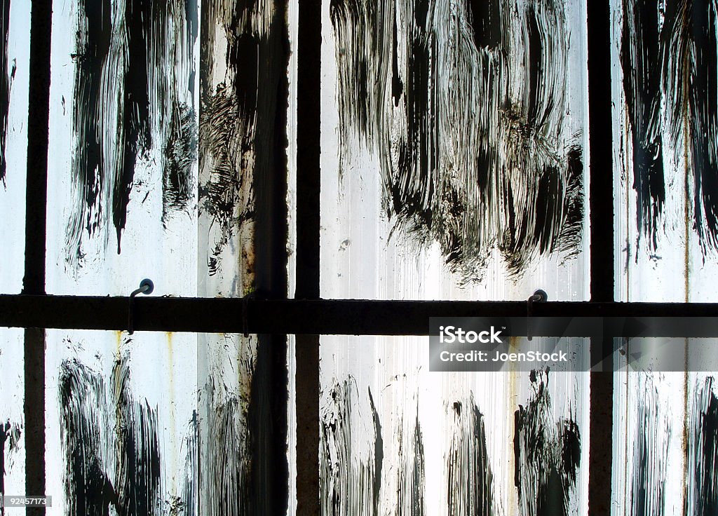 Textura pintado janela - Royalty-free Abandonado Foto de stock