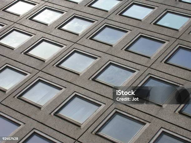 Architecture Concrete Grid Stock Photo - Download Image Now - 1960-1969, Architecture, Border - Frame