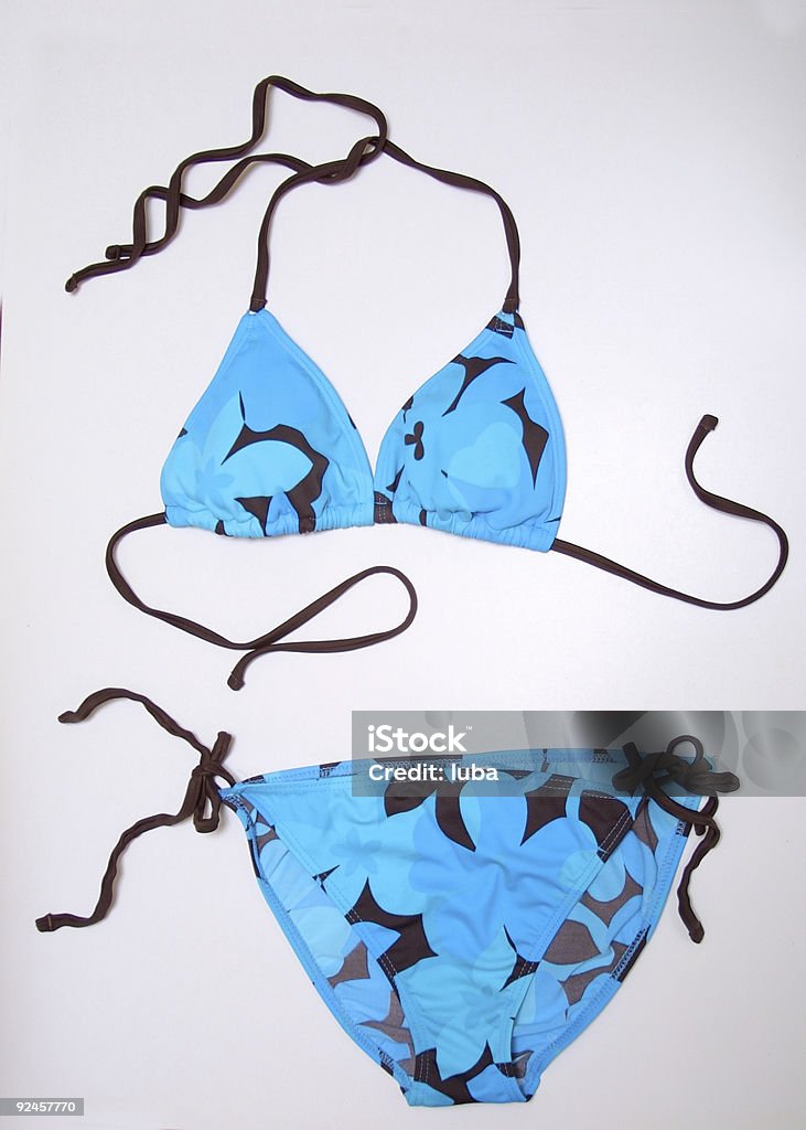 bikini azul 1 - Foto de stock de Azul libre de derechos