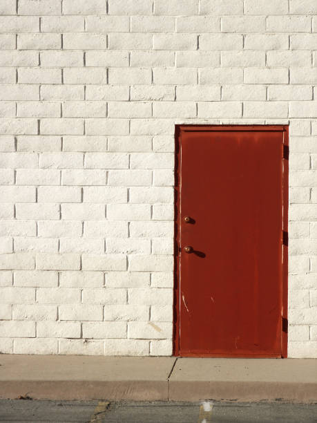 istock Alley With Red Door 92457838