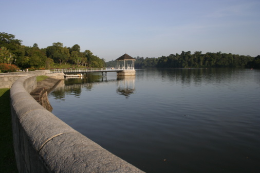 Scenic view of the Perfume River and surrounding landscape in Hue, Vietnam