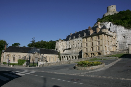 The chateau comtal in the medieval city of Carcassonne in France.