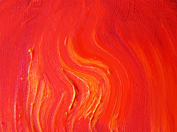 Pintura roja - foto de stock