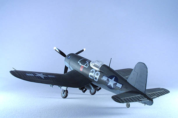 istock Model airplane - Corsair F4U-5 92458864