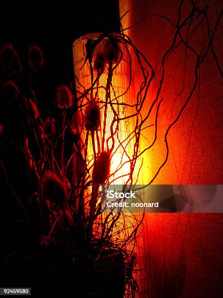 Foto de Brilho Vermelho e mais fotos de stock de Abajur - Abajur, Abstrato, Calor