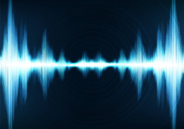 istock Power of Earthquake Wave with Circle Vibration on Light Blue Neon background,audio digital diagram concept,design for education and science,Vector Illustration. 924598752