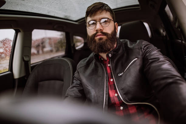 istock Handsome businessman driving car 924604004