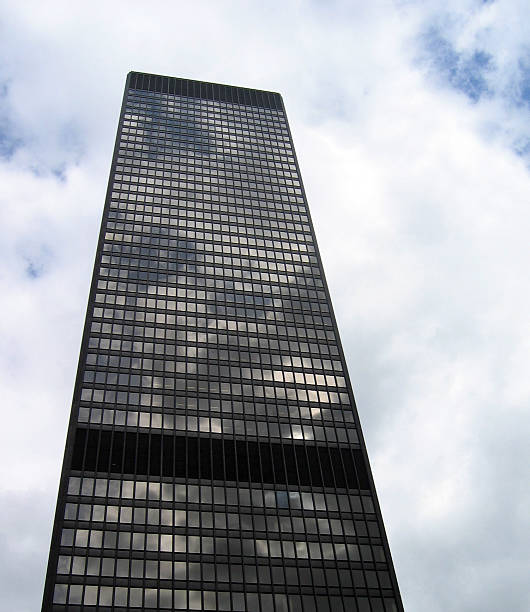 чикаго небоскребы - chicago built structure business forecasting стоковые фото и изображения