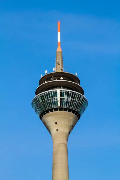 Photo of Tv tower in Dusseldorf, Germany.