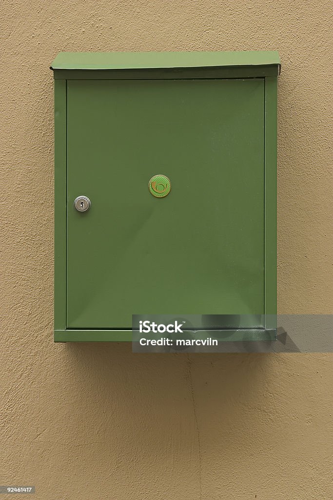 Europäische Briefkasten - Lizenzfrei Beige Stock-Foto