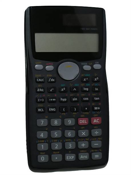 Cтоковое фото Black calculator isolated-математических наук