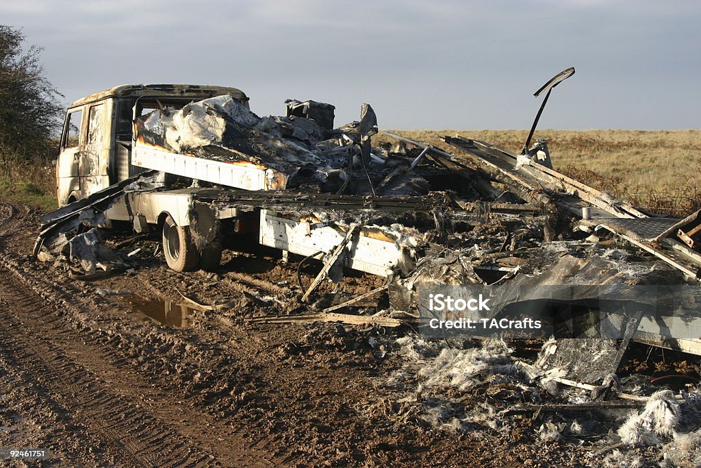 Épuisé CAMION 3 - Photo de Accident de la route libre de droits