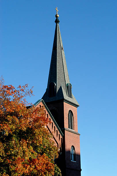 New england church  salem massachusetts stock pictures, royalty-free photos & images