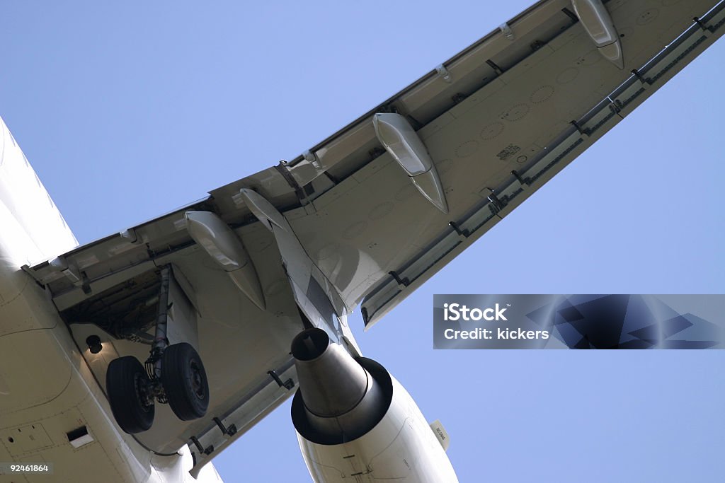 Avión Detalles de la imagen - Foto de stock de Ala de avión libre de derechos
