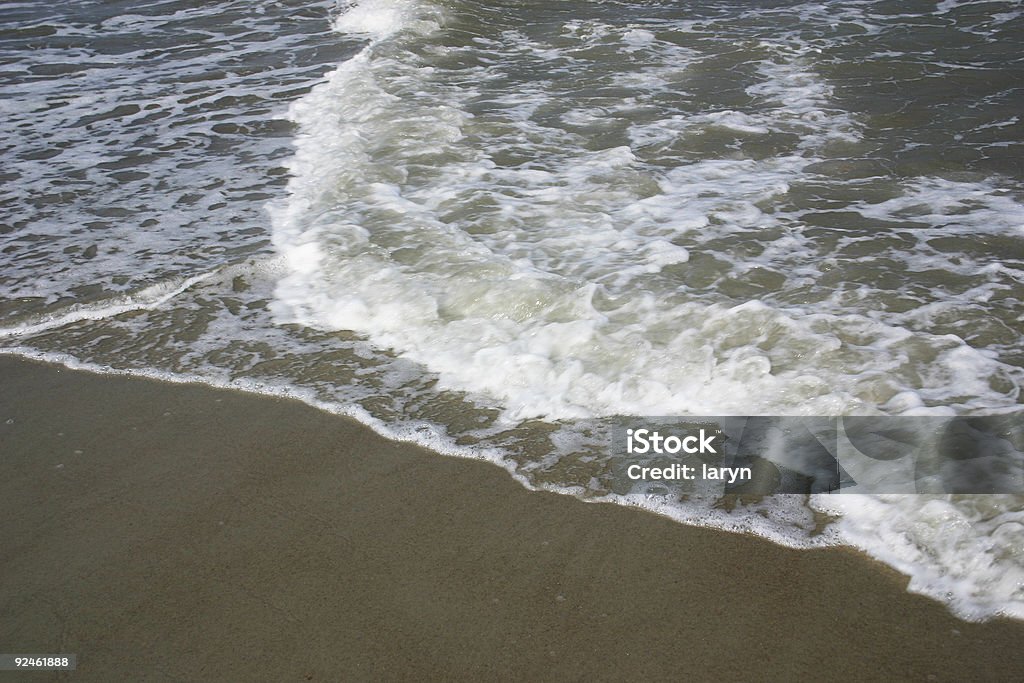 Ondas na praia - Foto de stock de Areia royalty-free