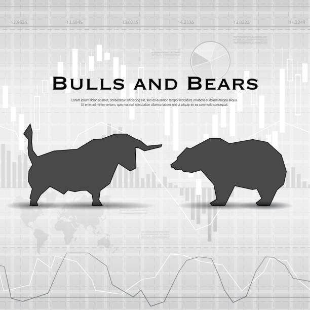 finanz-markt-hintergrund - stock exchange chart stock market investment stock-grafiken, -clipart, -cartoons und -symbole