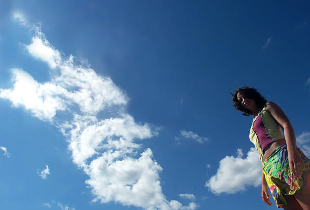 istock girl against the sky 92462454