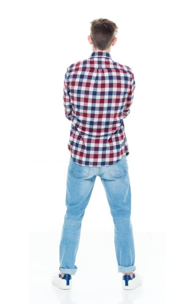 istock Trendy young male with arms folded 924628002