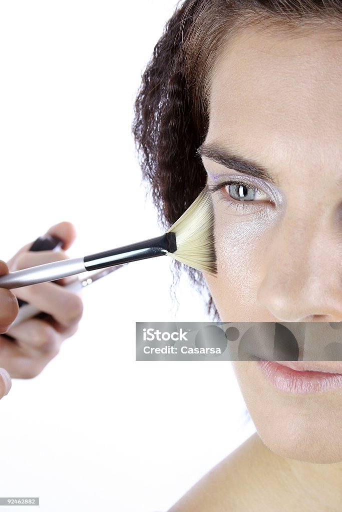 Maquillaje de sesiones 13 - Foto de stock de 20-24 años libre de derechos