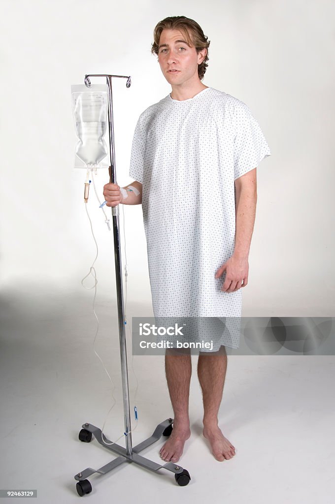 Paciente con IV - Foto de stock de Gota a gota libre de derechos