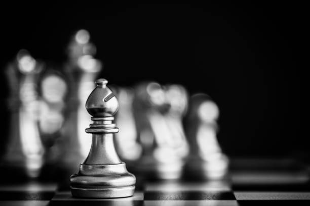 istock Strategy chess battle Intelligence challenge game on chessboard. Success the strategy concept. Chess business leader and success idea. Chess strategy game business competition success play. 924633052