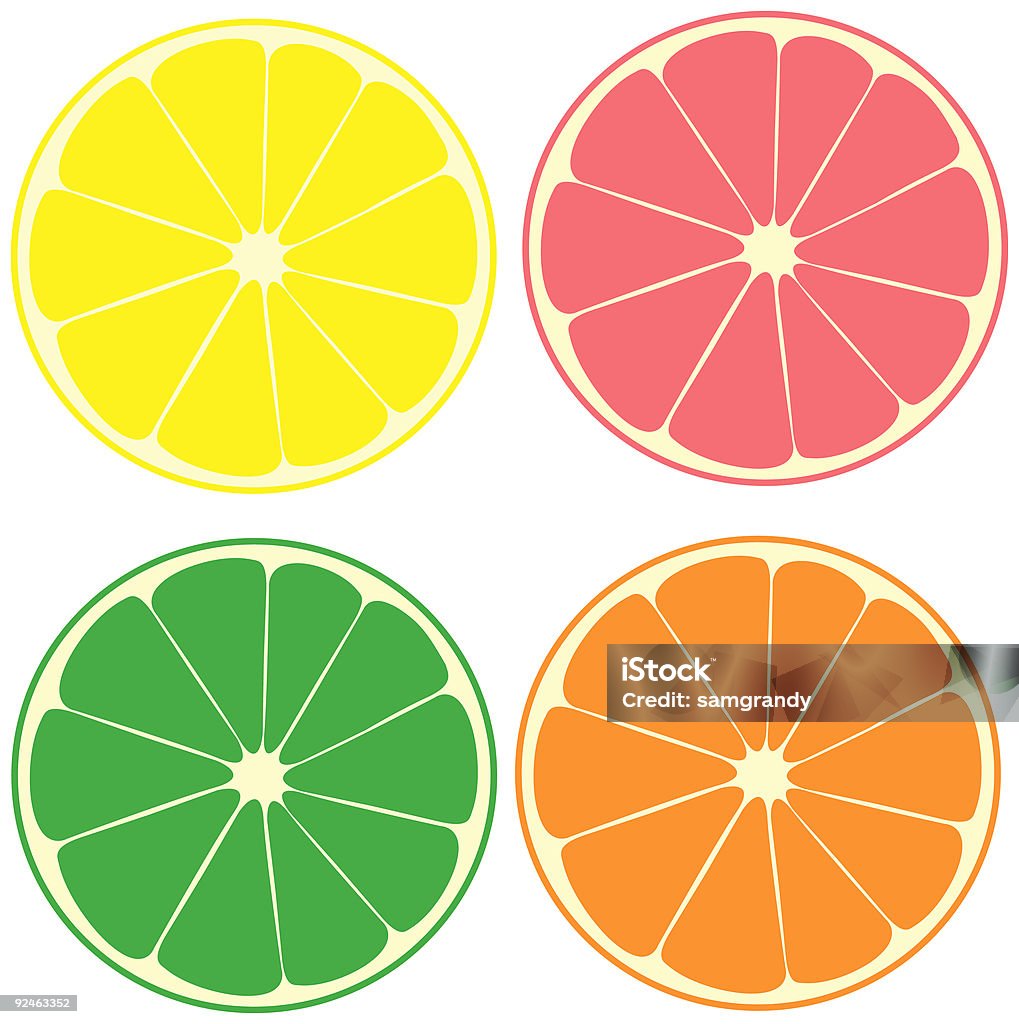 Citrus - Ilustración de stock de Alimento libre de derechos