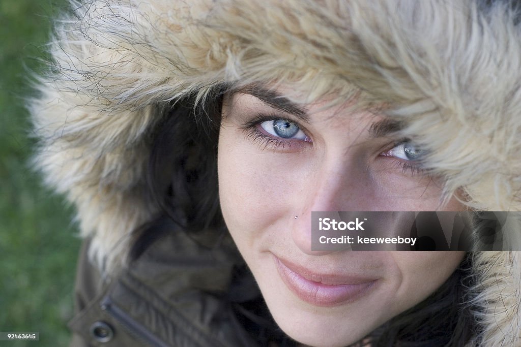 Mulher de inverno - Foto de stock de Adolescente royalty-free