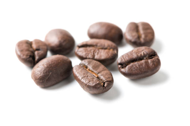 istock closed up of coffee beans isolated on white 924640354