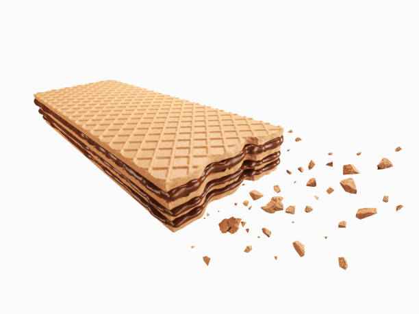 Cracked chocolate wafer flavor