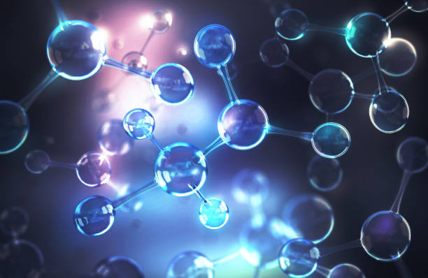 energía de la molécula o átomo - estructura molecular fotografías e imágenes de stock